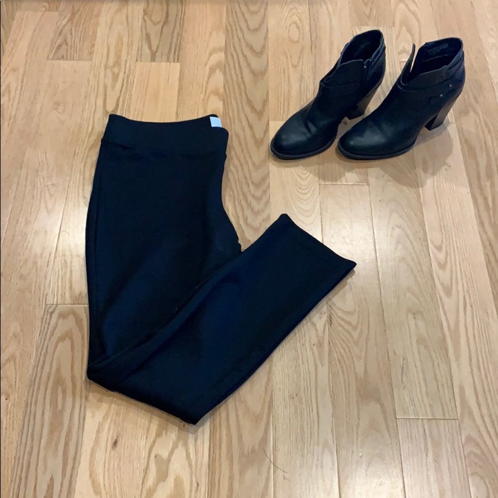 Black thick leggings